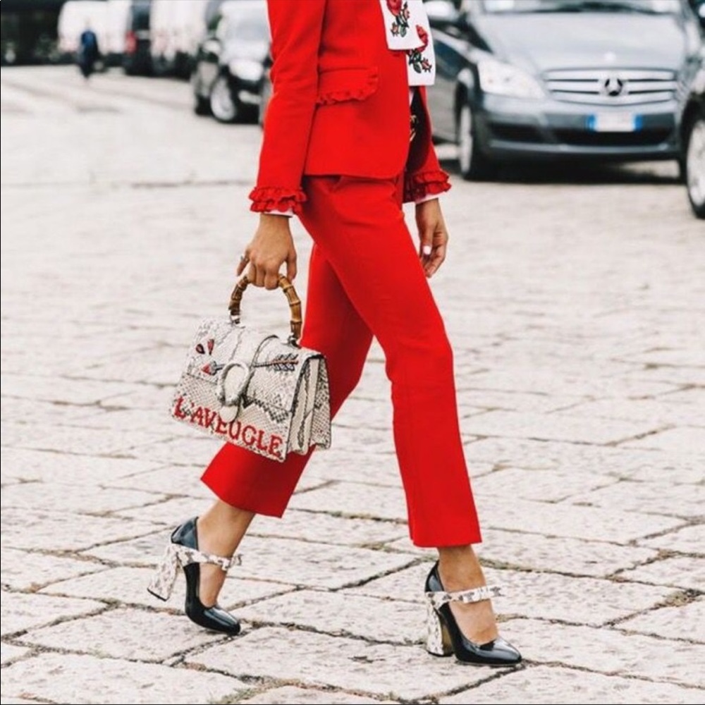 Gucci Snakeskin Heels